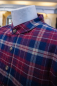 Preview: Flannel Nightshirt LV 10 -Maroon Navy Check